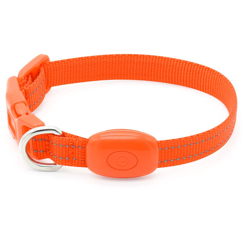 Candofly Light Up Dog Collar, USB Rechargeable Glowing Puppy Collar, Dog Camping Essentials - LED Collars for Night Walking (X-Small, Orange) - Image 2